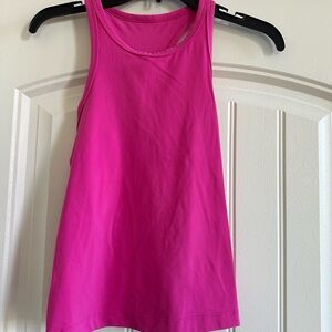 Lululemon Athletica Align Waist Length Racerback Sonic Pink